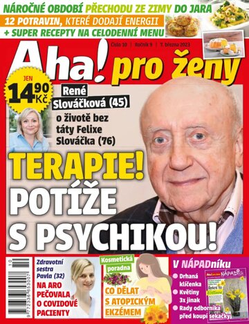 Obálka e-magazínu AHA! pro ženy 10/2023