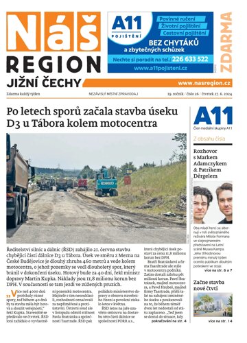 Obálka e-magazínu Náš Region - Jižní Čechy 26/2024