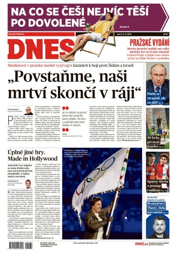 Obálka e-magazínu MF Dnes 13.8.2024