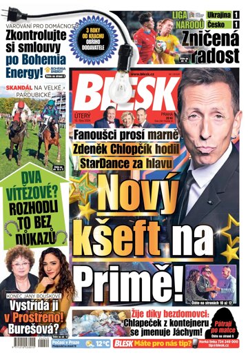 Obálka e-magazínu Blesk 15.10.2024