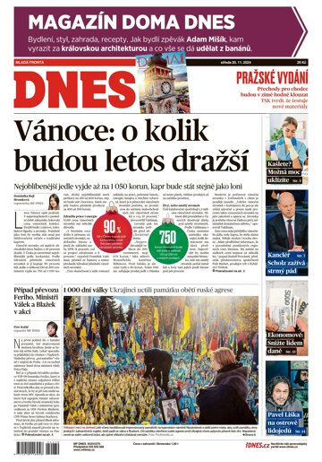 Obálka e-magazínu MF Dnes 20.11.2024