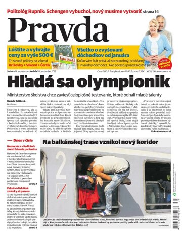 Obálka e-magazínu Pravda 19.9.2015