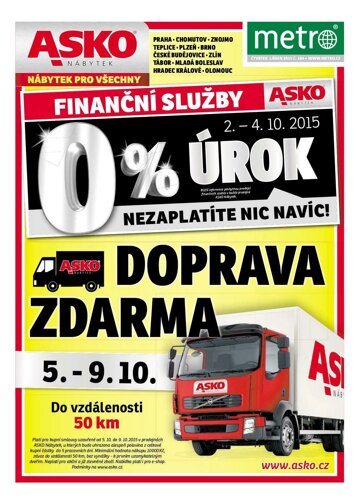 Obálka e-magazínu deník METRO 1.10.2015