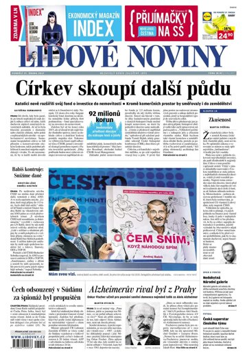 Obálka e-magazínu Lidové noviny 27.2.2017