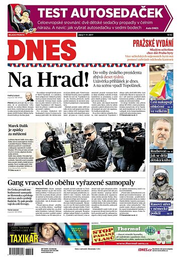 Obálka e-magazínu MF Dnes 7.11.2017