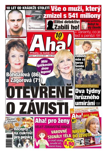 Obálka e-magazínu AHA! 1.12.2017