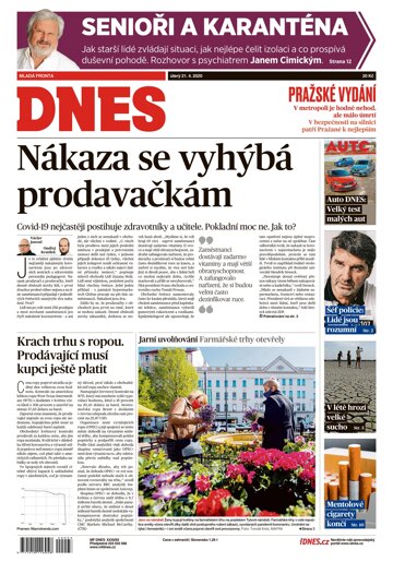 Obálka e-magazínu MF Dnes 21.4.2020