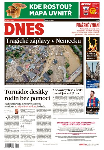 Obálka e-magazínu MF Dnes 16.7.2021