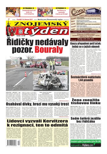 Obálka e-magazínu Znojemský týden 12 / 2015