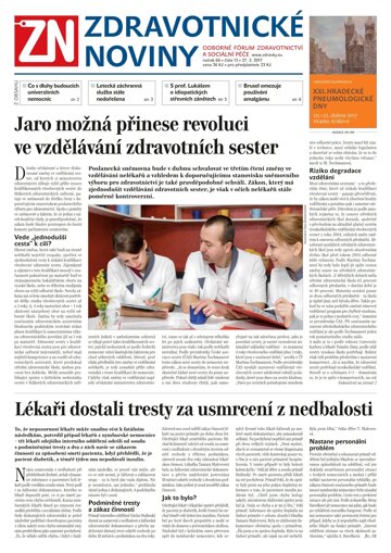 Obálka e-magazínu Ze Zdravotnictví 13/2017