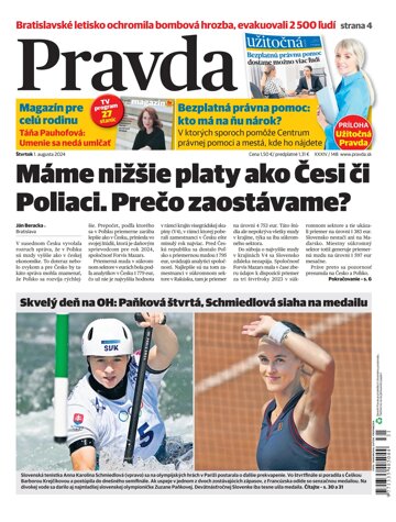 Obálka e-magazínu Pravda 1. 8. 2024