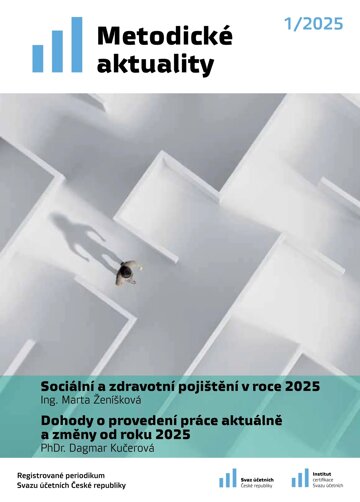 Obálka e-magazínu Metodické aktuality Svazu účetních 1/2025