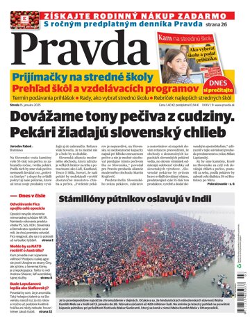 Obálka e-magazínu Pravda 15. 1. 2025