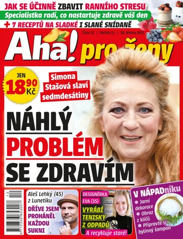 Obálka e-magazínu AHA! pro ženy 12/2025