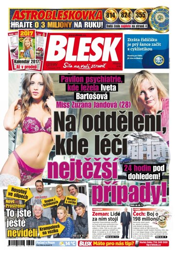 Obálka e-magazínu Blesk 1.11.2016