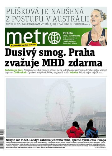 Obálka e-magazínu deník METRO 24.1.2017