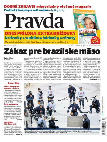 Obálka e-magazínu Pravda 28.3.2017