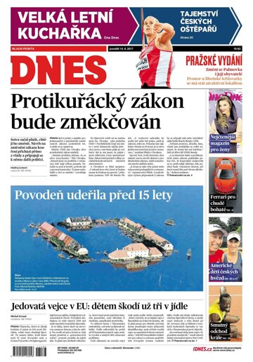 Obálka e-magazínu MF Dnes 14.8.2017