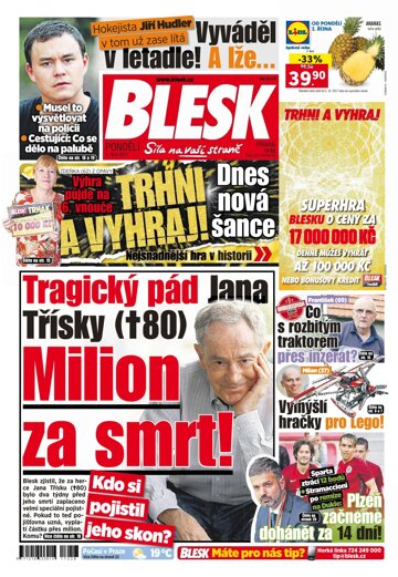 Obálka e-magazínu Blesk 2.10.2017