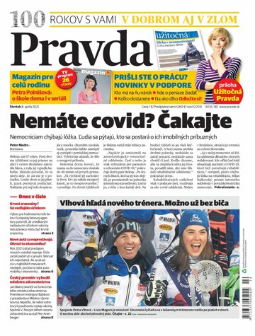 Obálka e-magazínu Pravda 8. 4. 2021