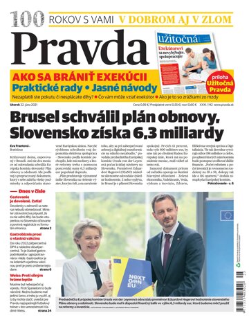 Obálka e-magazínu Pravda 22. 6. 2021