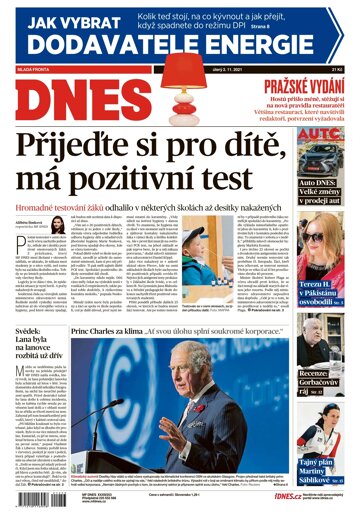 Obálka e-magazínu MF Dnes 2.11.2021