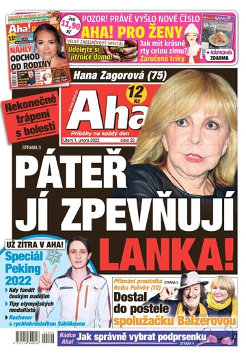 Obálka e-magazínu AHA! 1.2.2022