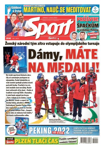 Obálka e-magazínu Sport 2.2.2022