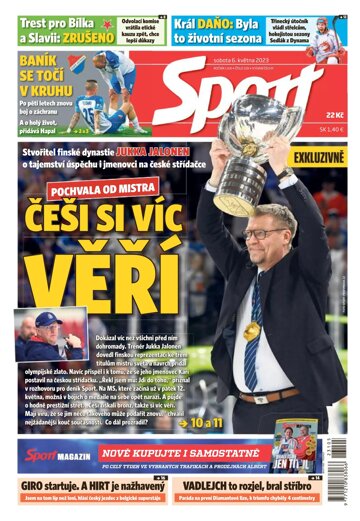 Obálka e-magazínu Sport 6.5.2023