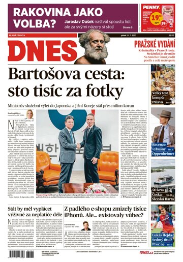 Obálka e-magazínu MF Dnes 21.7.2023