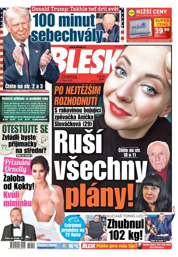 Obálka e-magazínu Blesk 6.3.2025