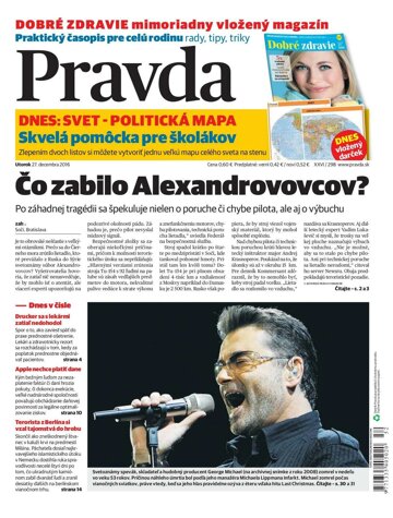 Obálka e-magazínu Pravda 27.12.2016