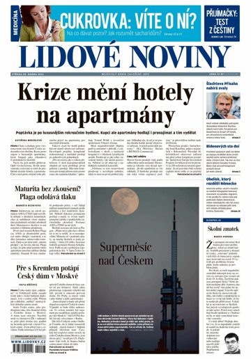 Obálka e-magazínu Lidové noviny 28.4.2021