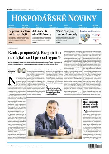 Obálka e-magazínu Hospodářské noviny 222 - 16.11.2022