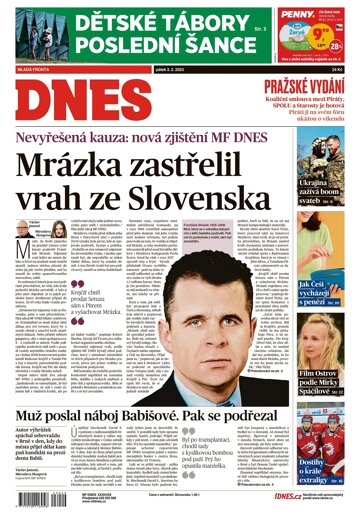 Obálka e-magazínu MF Dnes 3.2.2023