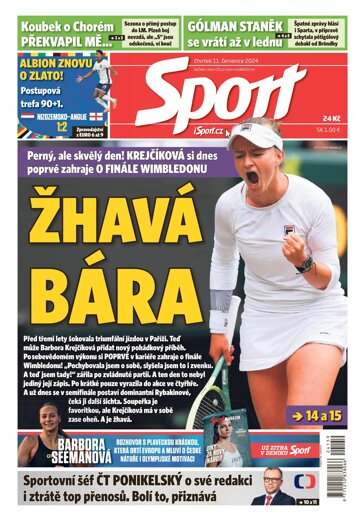 Obálka e-magazínu Sport 11.7.2024