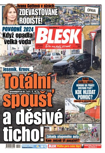 Obálka e-magazínu Blesk 17.9.2024