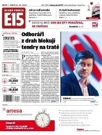 Obálka e-magazínu E15 15.10.2013