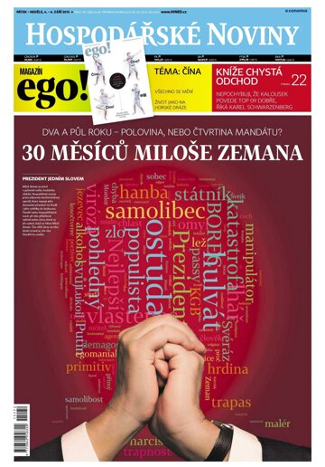 Obálka e-magazínu Hospodářské noviny 172 - 4.9.2015