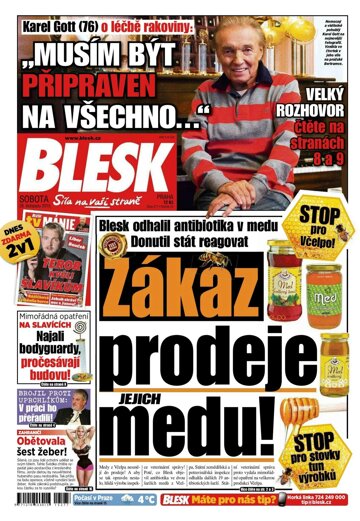 Obálka e-magazínu Blesk 28.11.2015