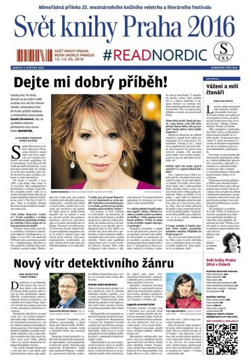 Obálka e-magazínu LN+ Čechy - 7.5.2016