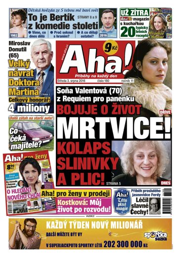 Obálka e-magazínu AHA! 3.8.2016