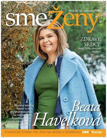 Obálka e-magazínu SME Ženy 30/10/2017