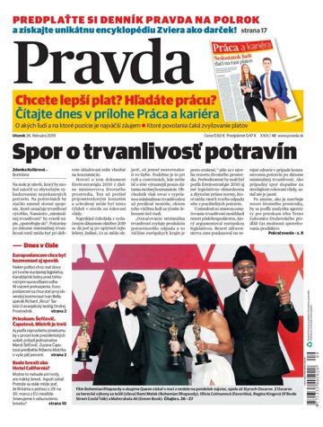 Obálka e-magazínu Pravda 26. 2. 2019