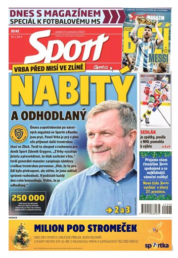 Obálka e-magazínu Sport 23.12.2022