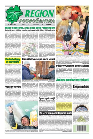 Obálka e-magazínu Region Podbořanska 4/2015