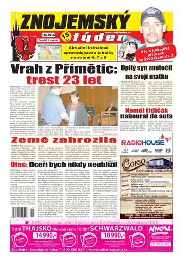 Obálka e-magazínu Znojemský týden 18 / 2016