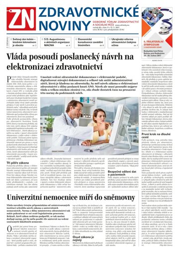 Obálka e-magazínu Ze Zdravotnictví 11/2017