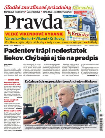 Obálka e-magazínu Pravda 30. 6. 2023