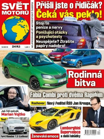 Obálka e-magazínu Svět motorů 16.3.2015